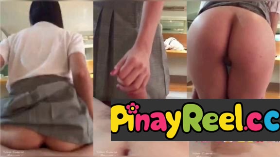 A wild pinay student appeared and ride my cock