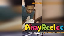 Pinagmamasdan ang nobyang nasasarapan sa kanyang pagbiyak sa kanyang hiwa